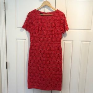 Talbots peach dress